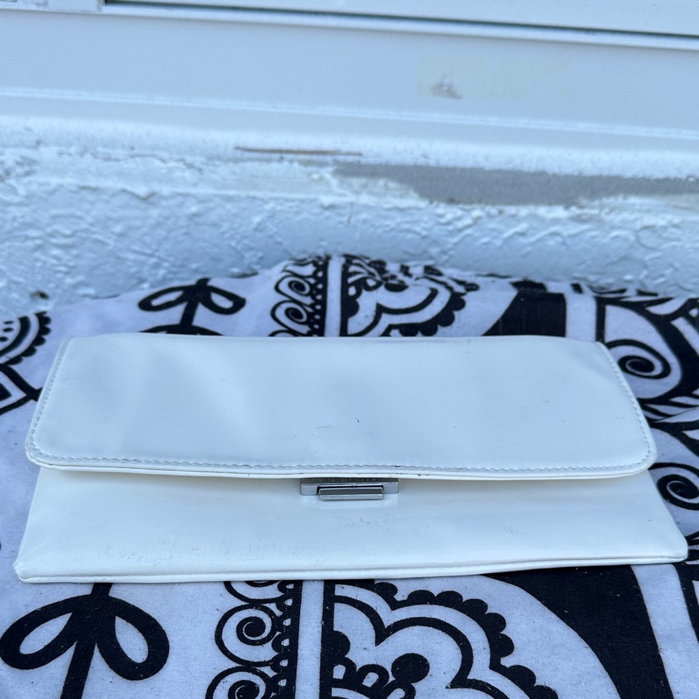 Chic White Clutch by Steve Madden